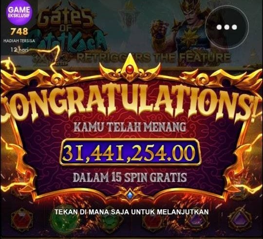 Maxwin Gatotkaca Puluhan Juta